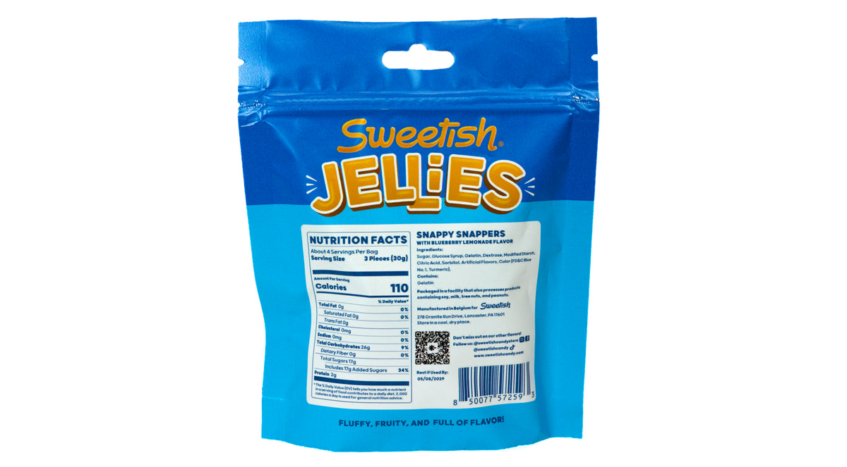 Sweetish Jellies: Snappy Snappers 4.2oz (8-pack)