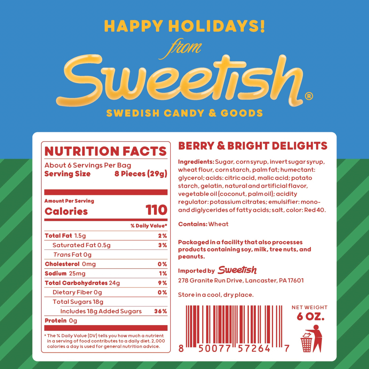 Berry and Bright Delights 6oz (8-pack)