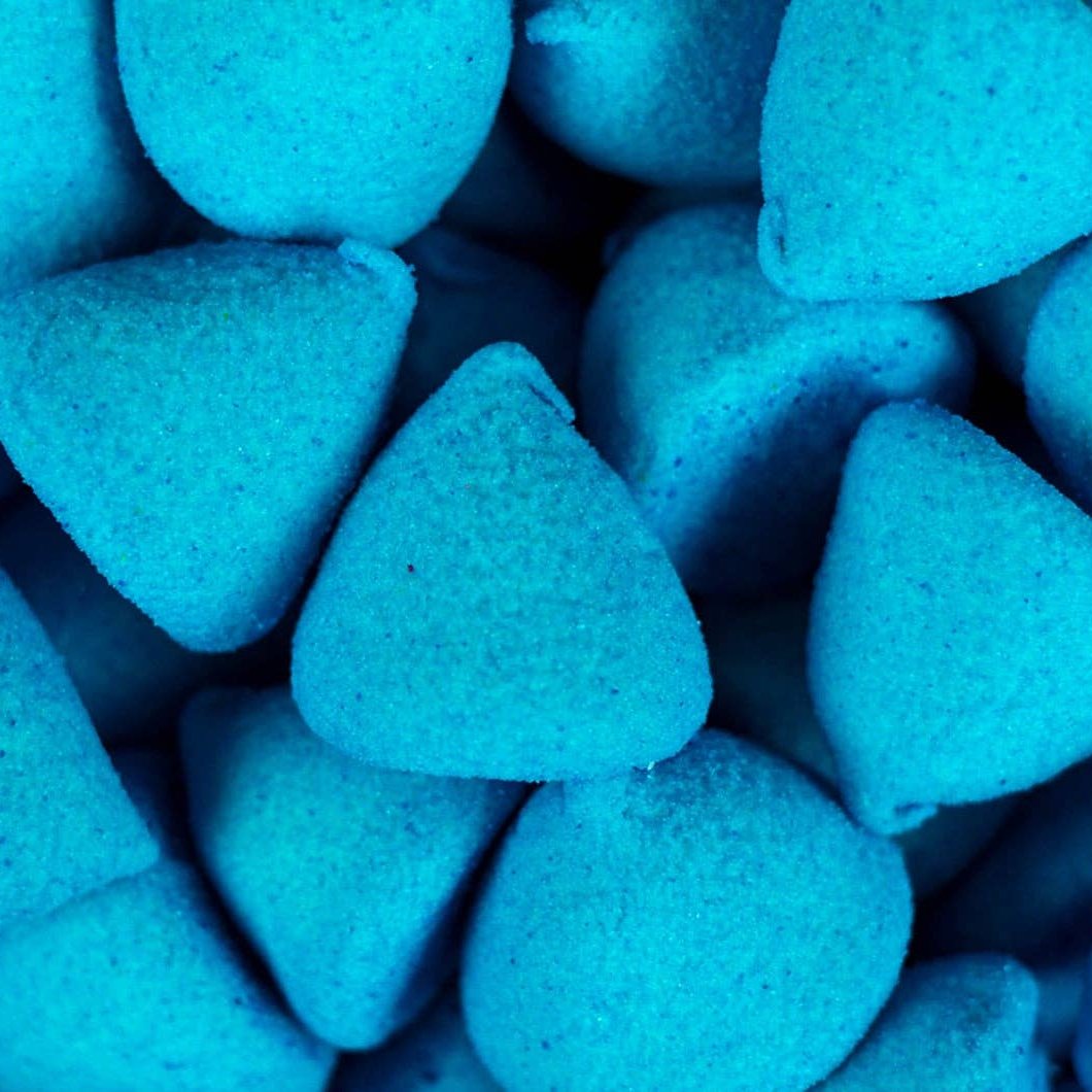 Blue Raspberry Swedish Marshmallow Tops 2.20lbs