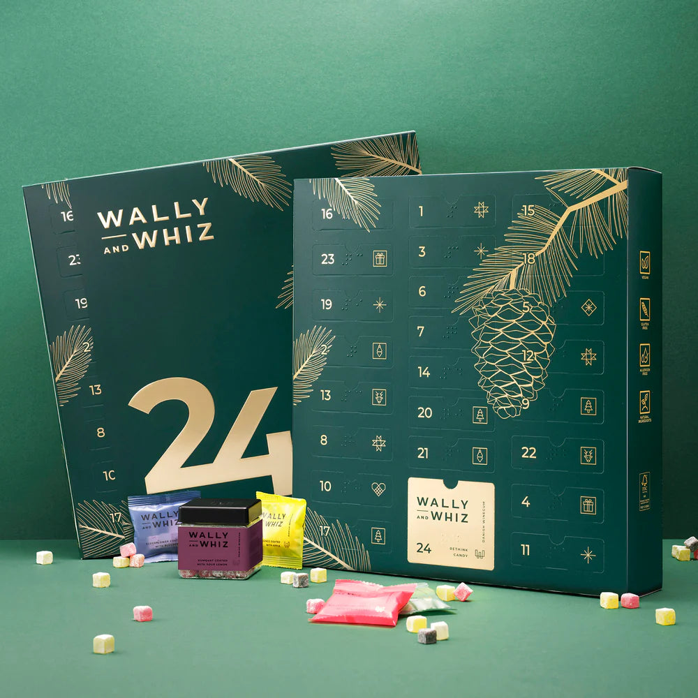 Wally & Whiz Green Christmas Calendar 2025 (12 Pack)