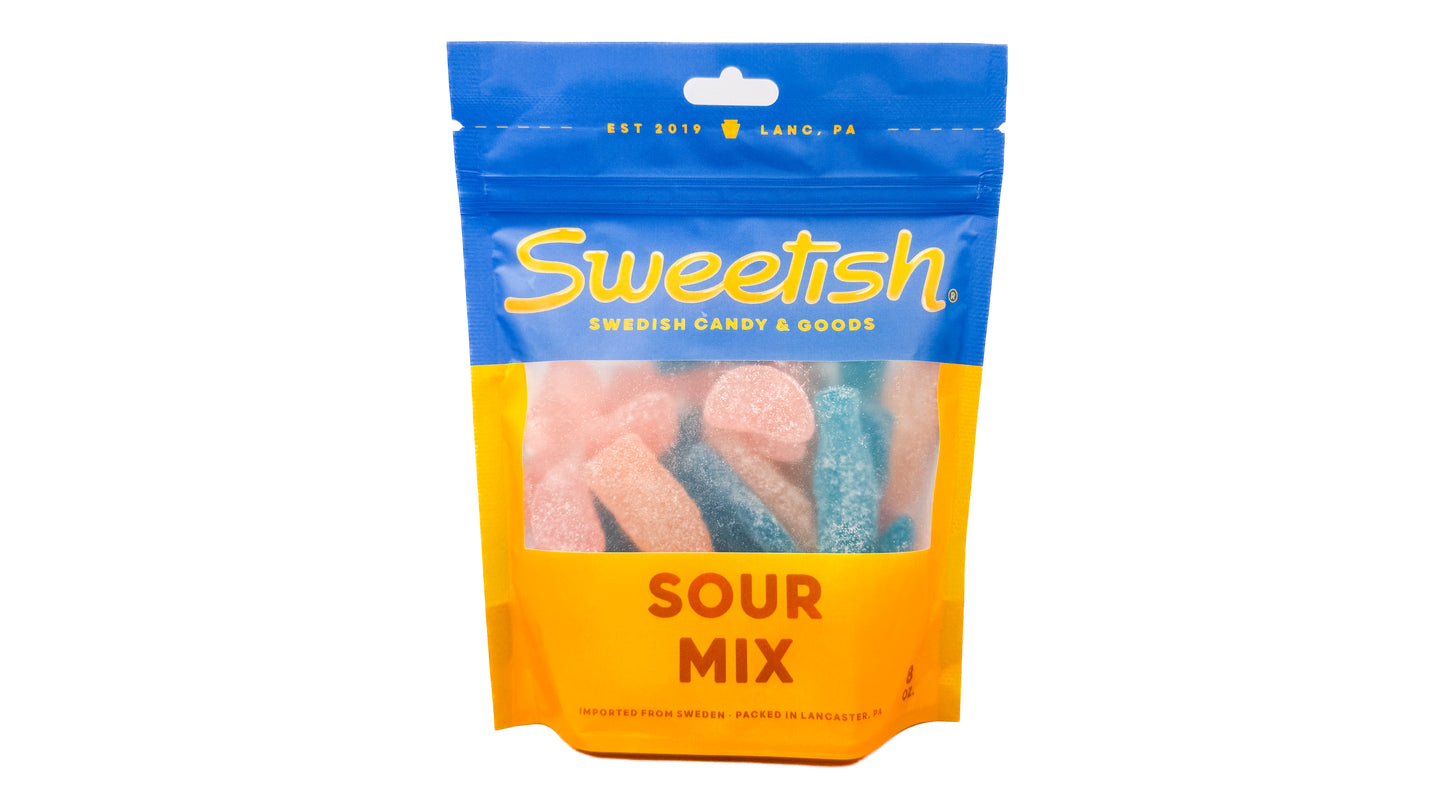 Sweetish Signature Sour Mix 1/2lb Bag (12 Pack)