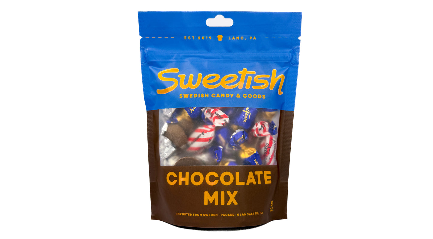 Sweetish Chocolate Mix 1/2lb Bag (12-Pack)