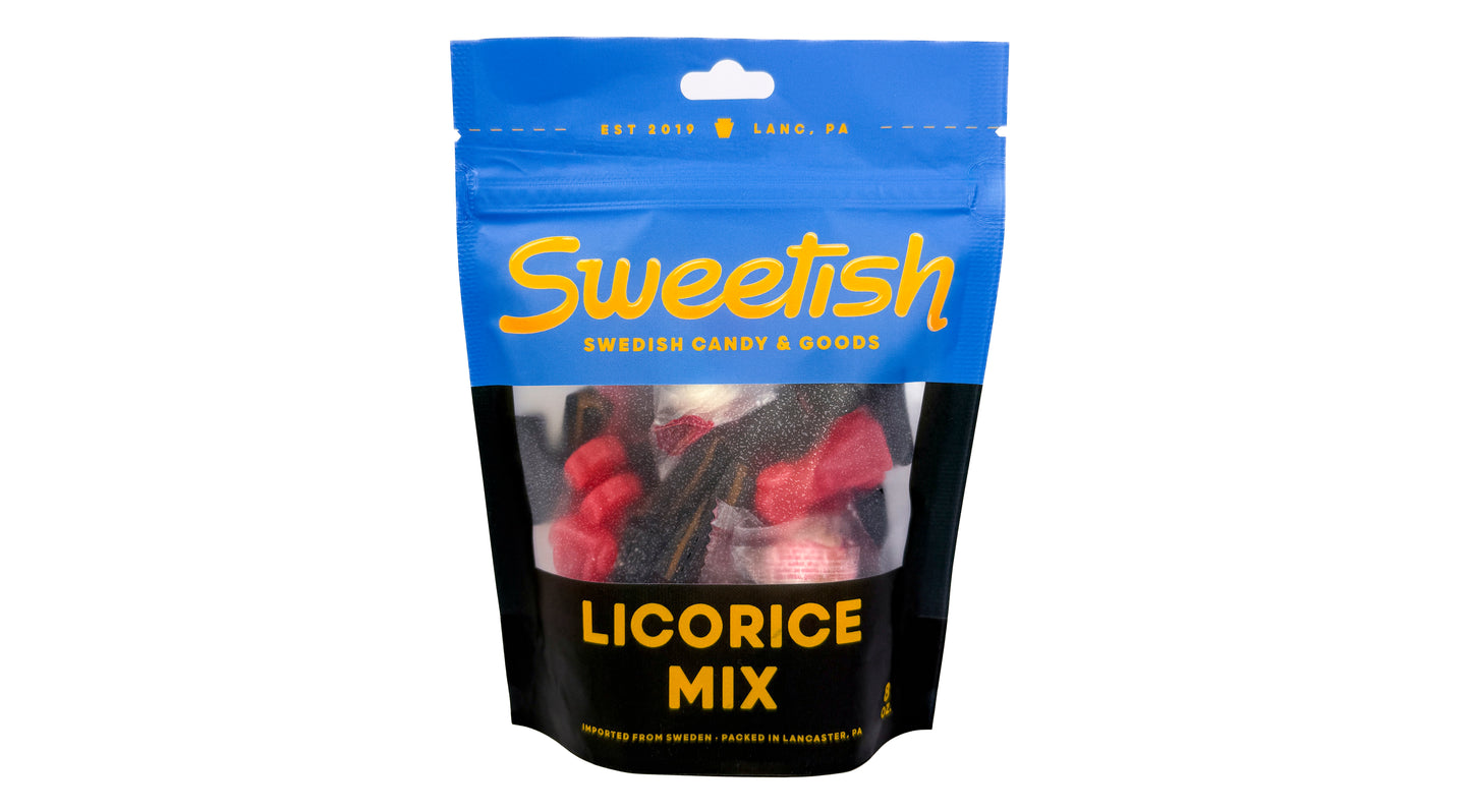 Sweetish Licorice Mix 1/2lb Bag (12 Pack)