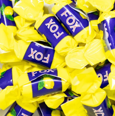 Malaco Swedish Citron Taffy 2.2lbs Resealable Bag