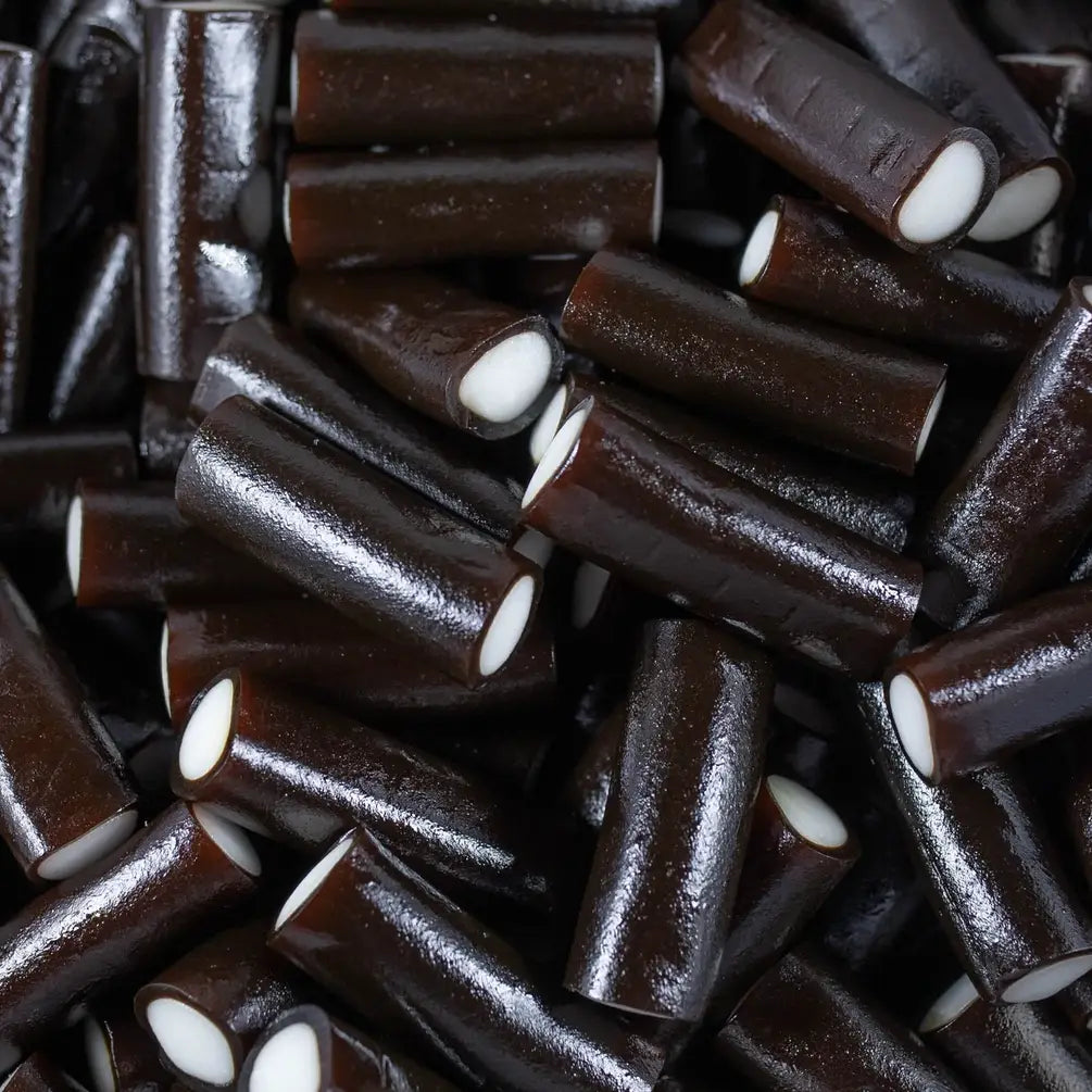 Toms Mint Filled Licorice Logs 6.6lbs Resealable Bag