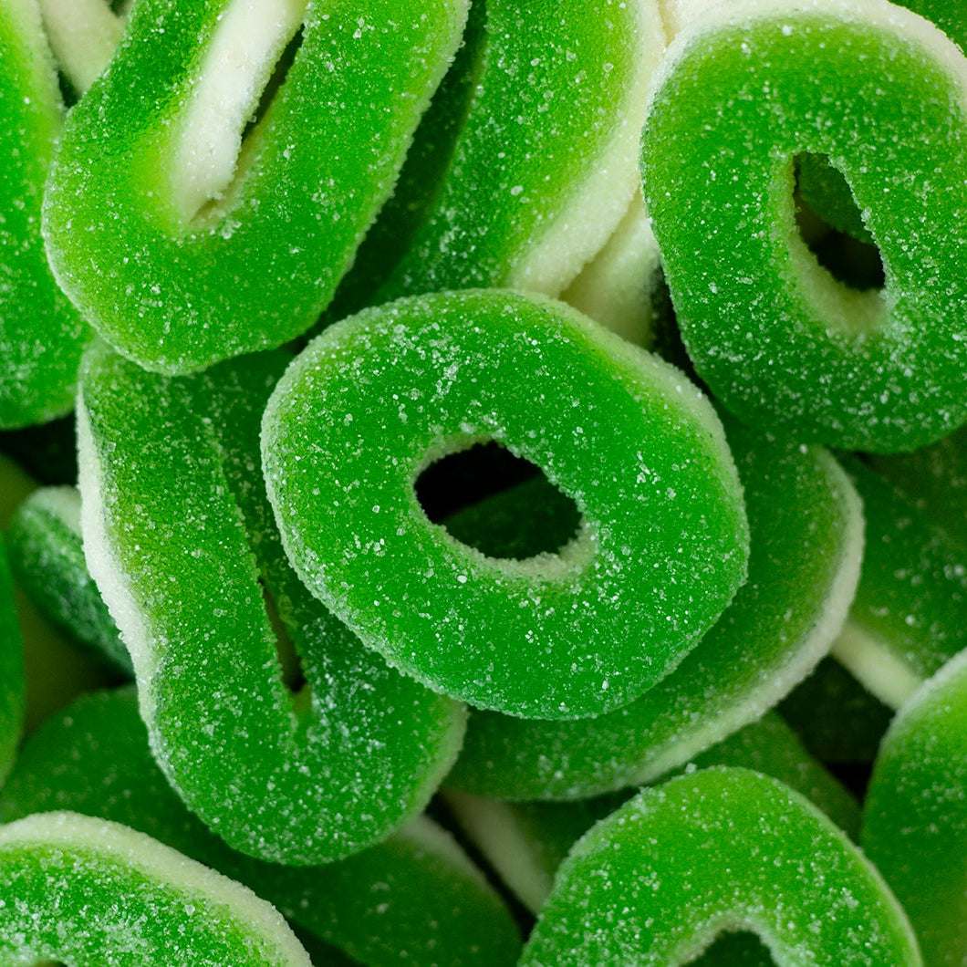 Sour Swedish Apple Rings 2.2lbs
