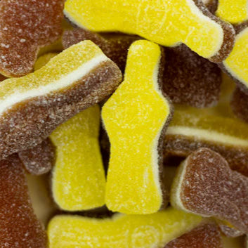 Sweetish Originals Lemon Cola Twists 5lb Resealable Bag