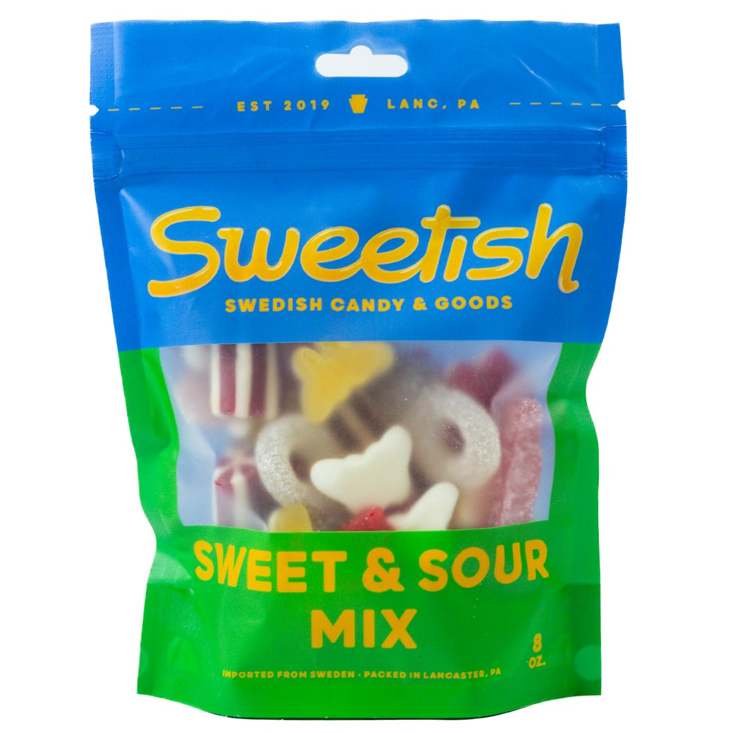 Sweetish Signature Sweet and Sour Mix 1/2lb Bag (12 Pack)