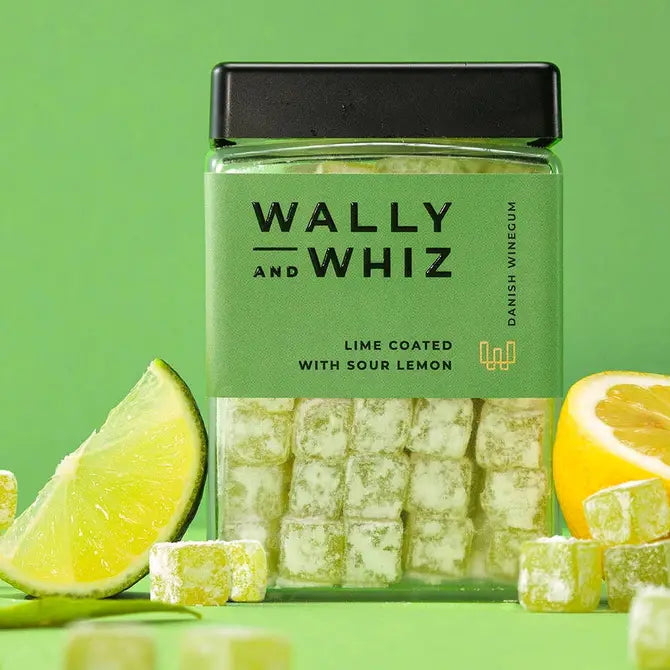 Wally and Whiz: Lime With Sour Lemon 240g (8-pack)