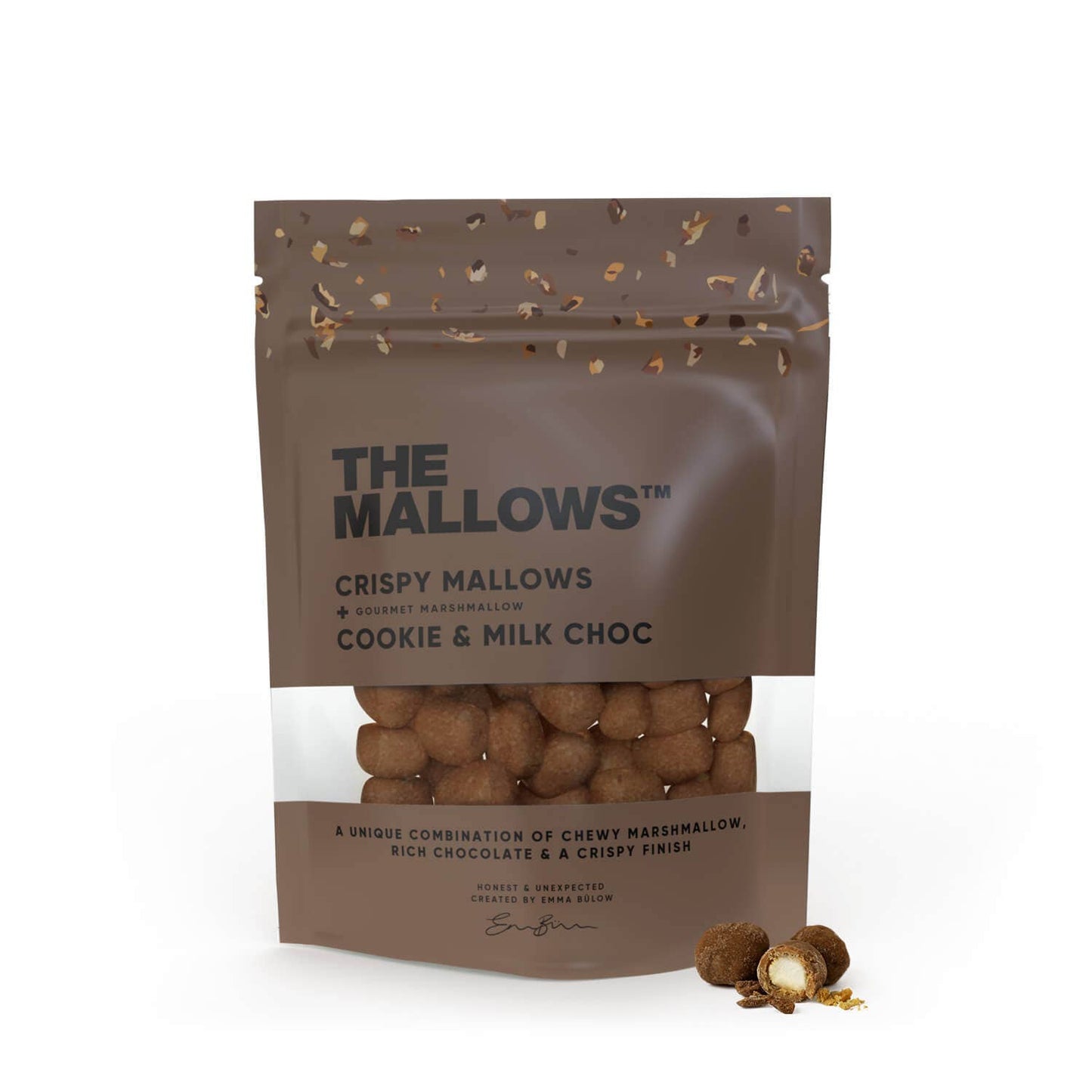 The Mallows Crispy Cookie & Milk Chocolate 90g (12 Pack)