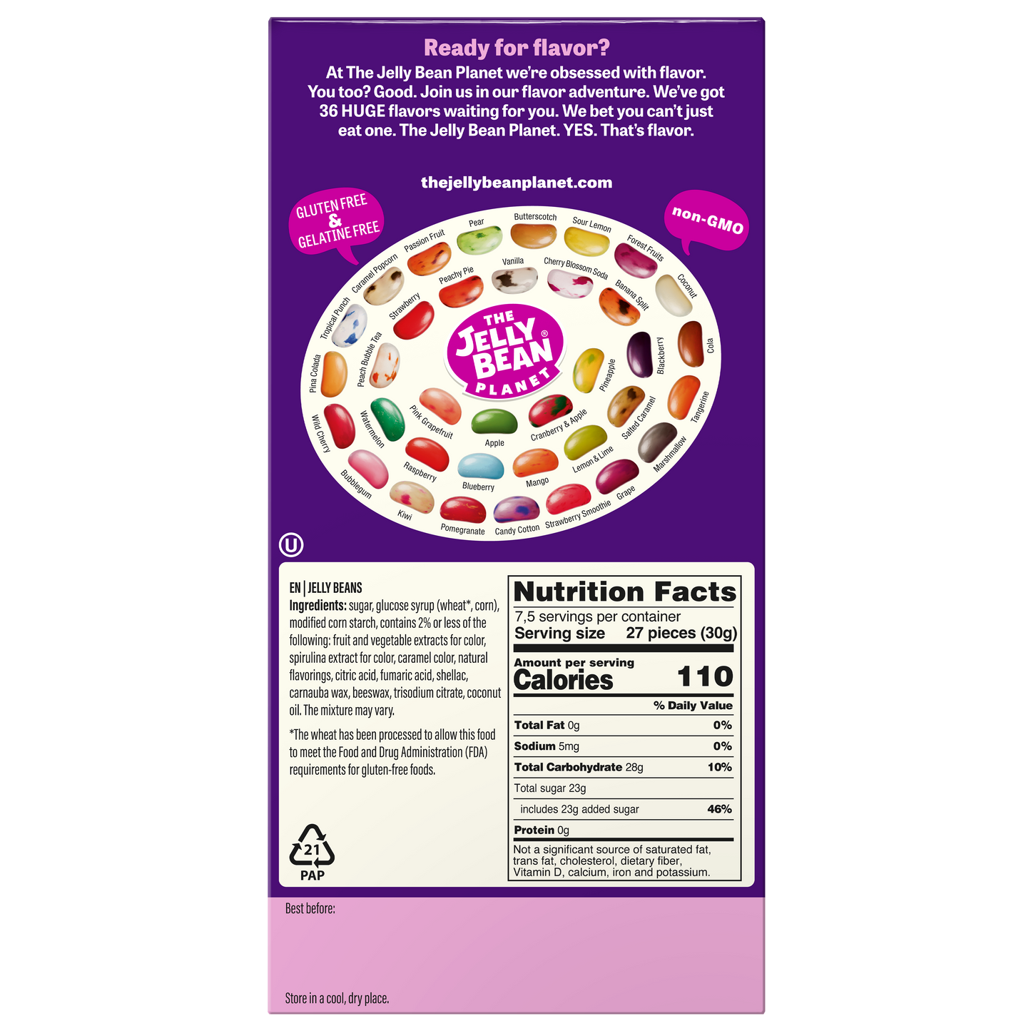 The Jelly Bean Planet Easter Triangular Boxes 8oz (12-Pack)