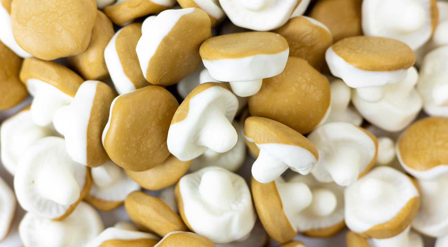 Caramel Foam Mushrooms 3.96lbs