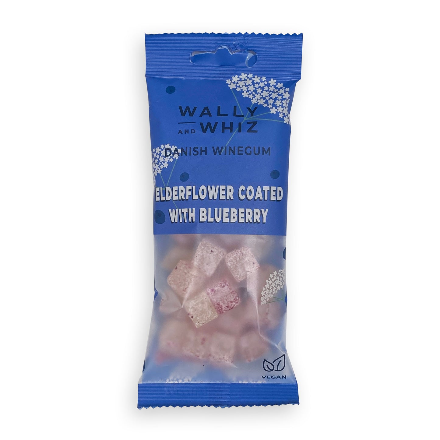 Wally and Whiz: Elderflower with Blueberry 56g (12 Pack)