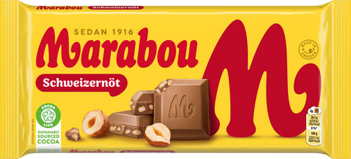 Marabou Swiss Nut Bar 200g (15 Pack)