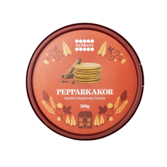 Nyakers Original Gingersnaps Red Tub 10.58oz (12 Pack) (12/2025)