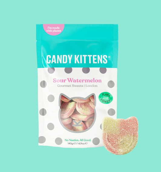 Candy Kittens: Sour Watermelon 140g (10 Pack)