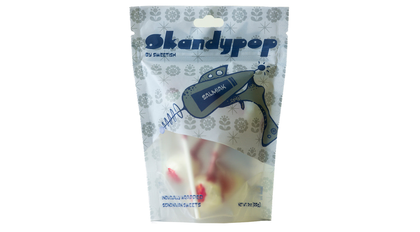 SkandyPop Salmiak 3oz Bag (9 Pack)