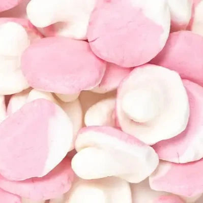 Malaco Swedish Strawberry Foam Mushrooms 1.8lbs Resealable Bag