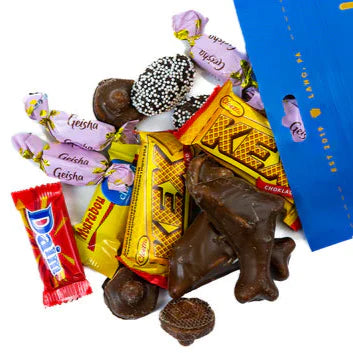 Sweetish Chocolate Mix 1/2lb Bag (12 Pack)