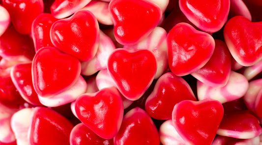 Twisted Swedish Gummy Hearts 6.6lbs