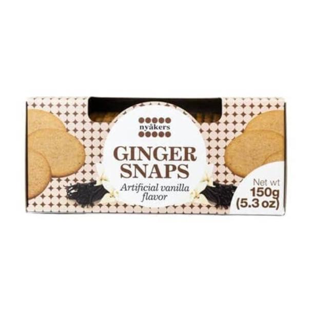 Nyakers Vanilla Gingersnaps 5.3oz Boxes (12 Pack) (1/2026)