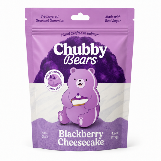 Chubby Bears: Blackberry Cheesecake 4.2oz (8-pack)