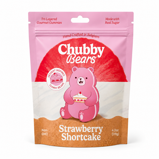 Chubby Bears: Strawberry Shortcake 4.2oz (8-pack)